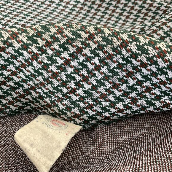 Vintage 70s women’s Medium Houndstooth Shirt Jacket Button Front Pockets Shacket - Picture 6 of 13
